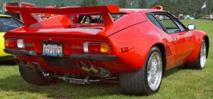 1986 DeTomaso Pantera (rear)