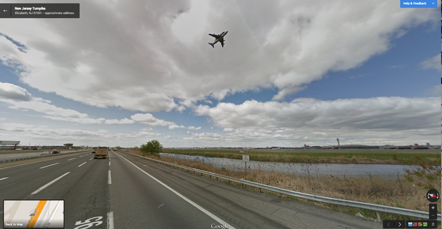 Google Street View Captures Shuttle