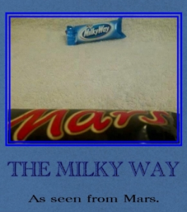 Milky Way as seen from Mars