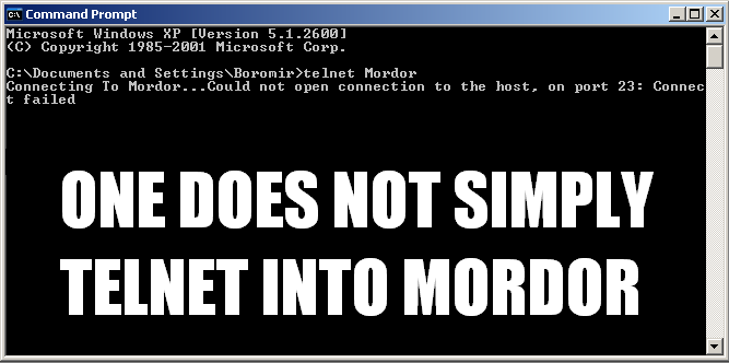 telnet_mordor